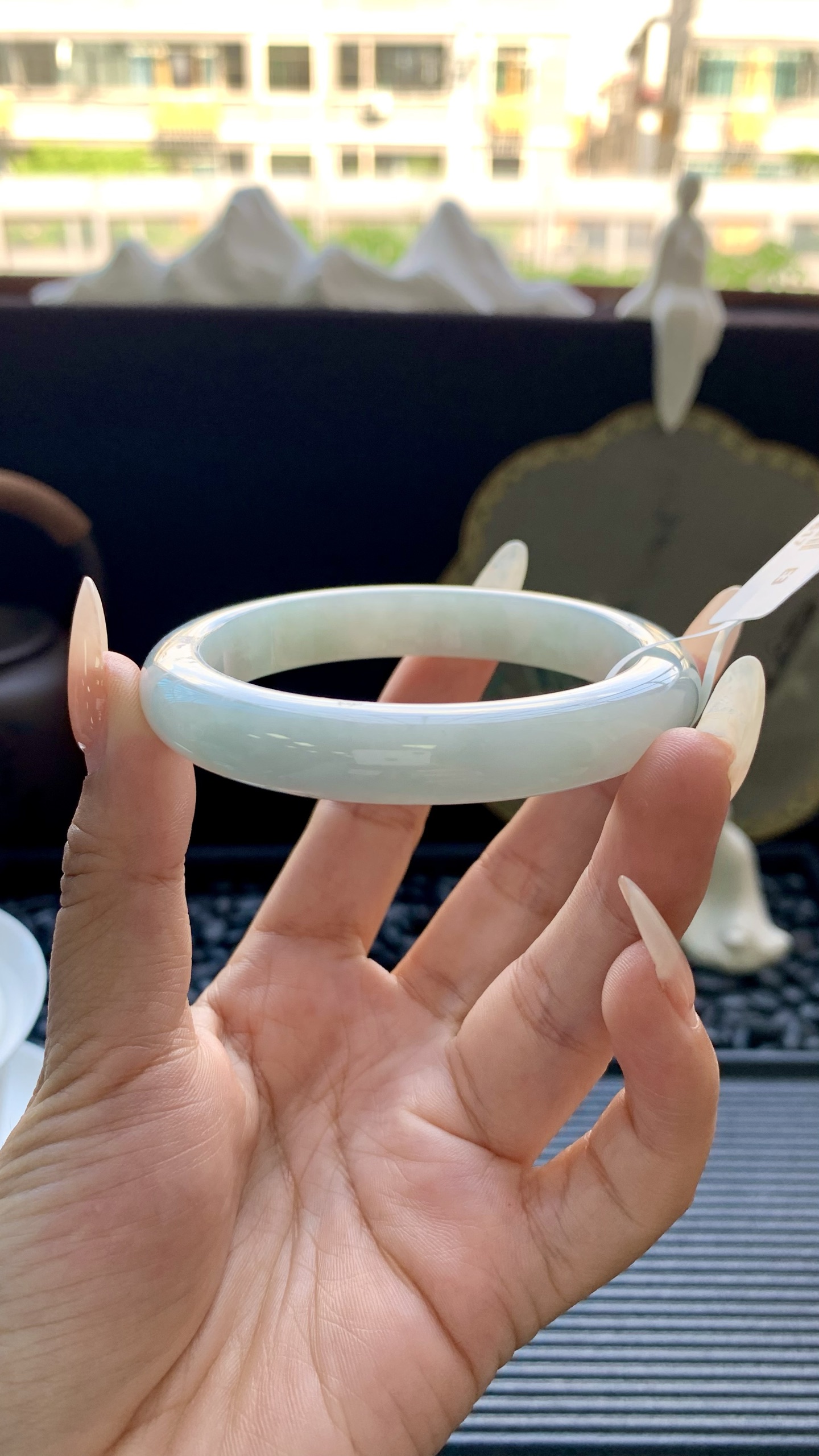 晴底正圈镯成品 HYC-617 尺寸：55-11-8