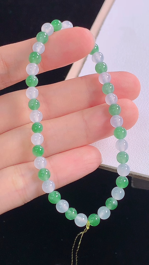 ️双色手链，尺寸:4.9-4.9mm 2