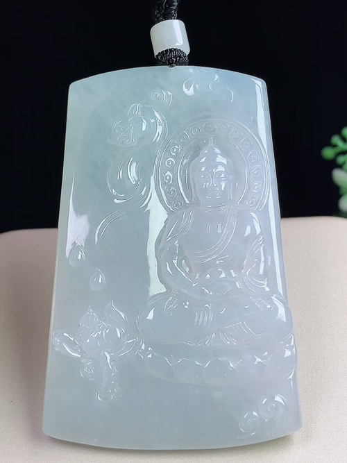 冰种大日佛，无裂，尺寸68.2-44-5.4mm，S05lgf9