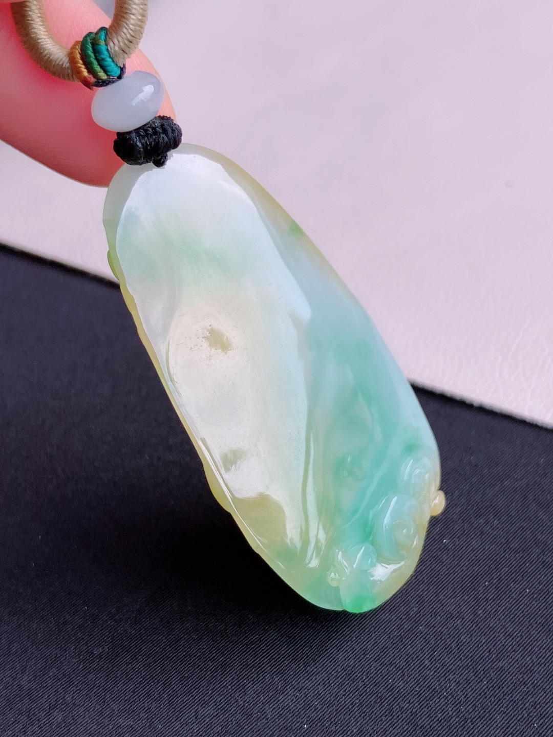 ️，三彩布袋佛，细腻精致，尺寸48/25.3/10.8/自然光实拍
