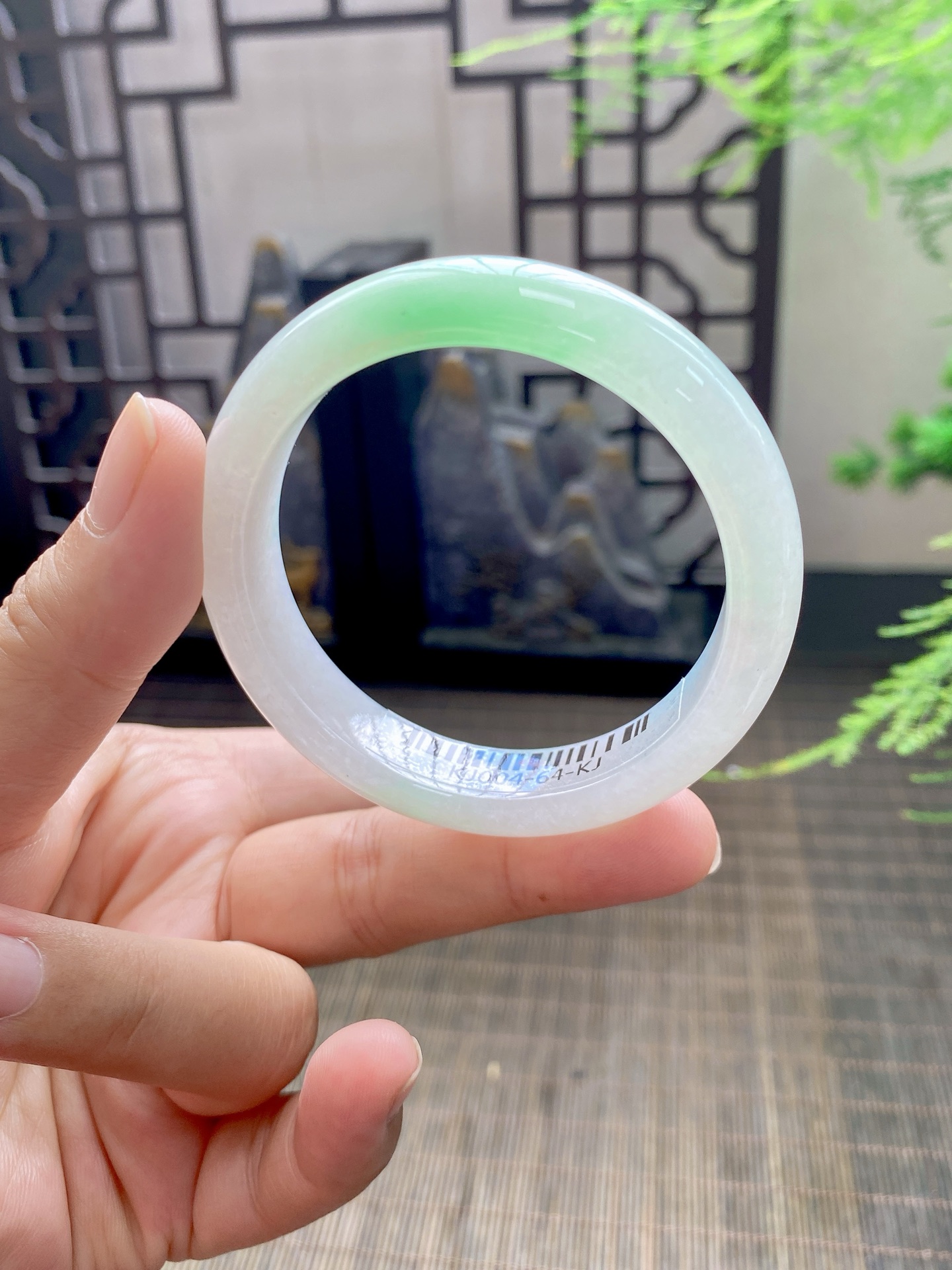 小圈口白底青，尺寸51-8-12，编号KJ004-64
