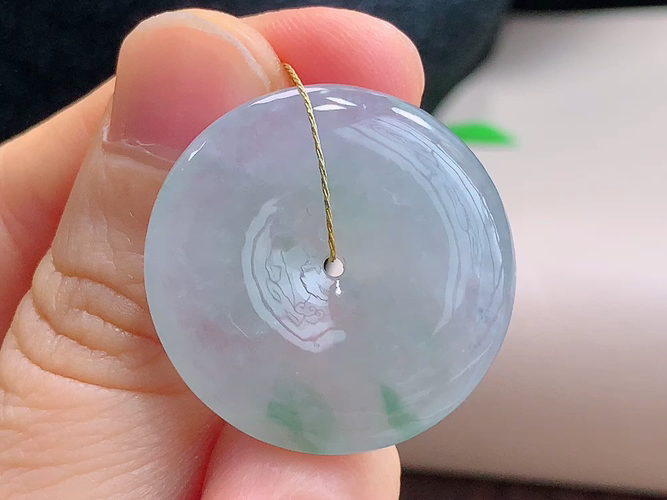 ️ 平安扣，无裂，尺寸26.6-6.0mm，包A附证书5680