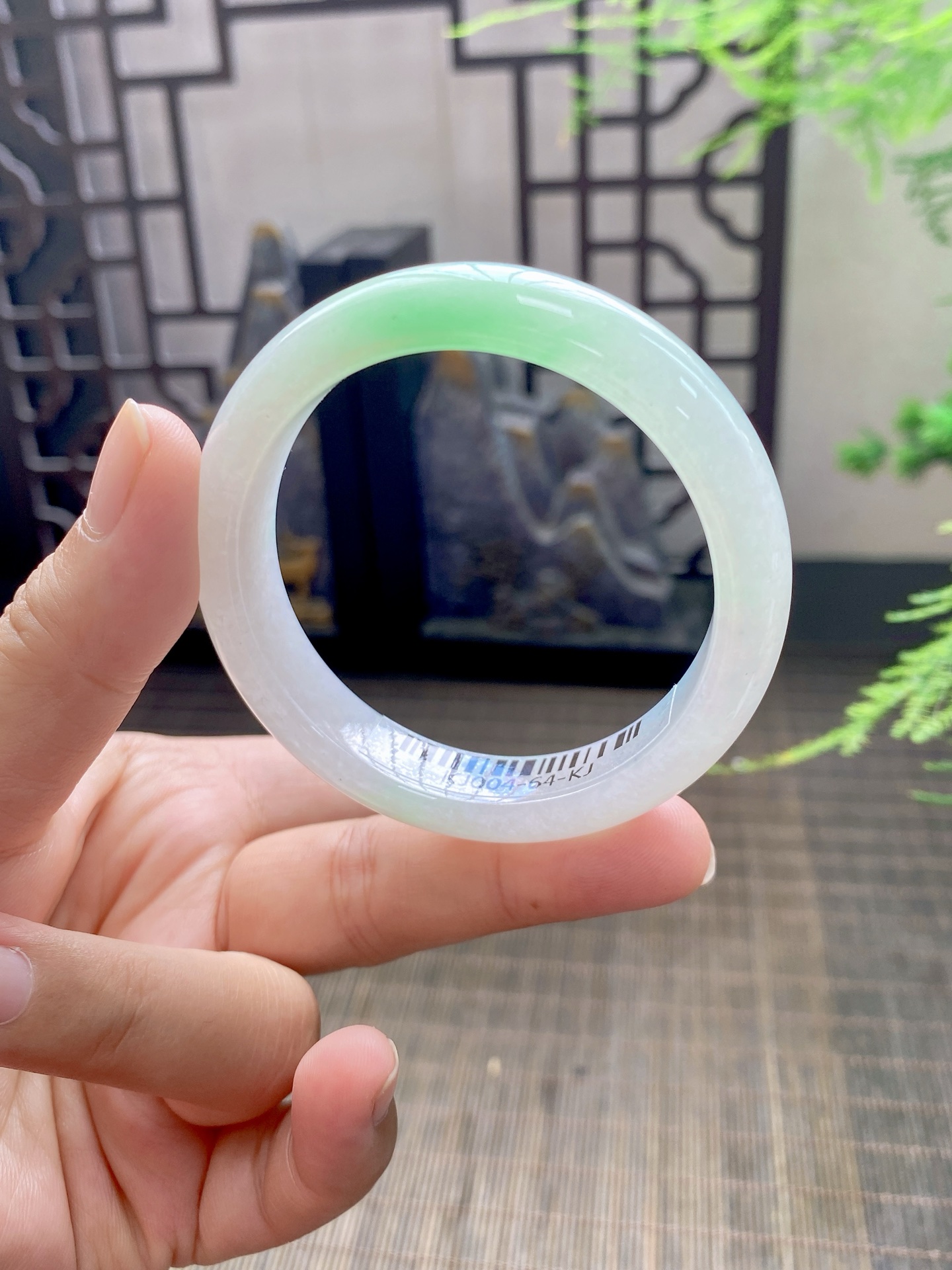 小圈口白底青，尺寸51-8-12，编号KJ004-64