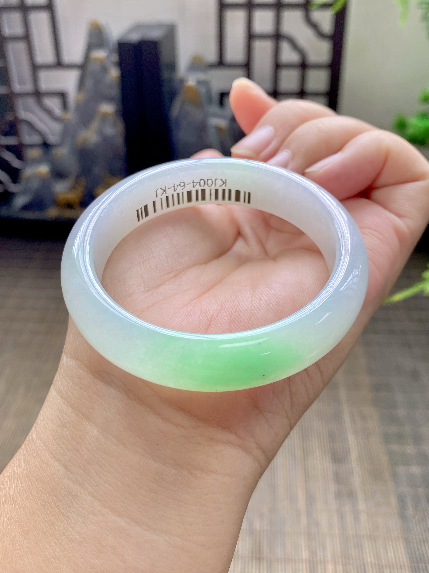 小圈口白底青，尺寸51-8-12，编号KJ004-64