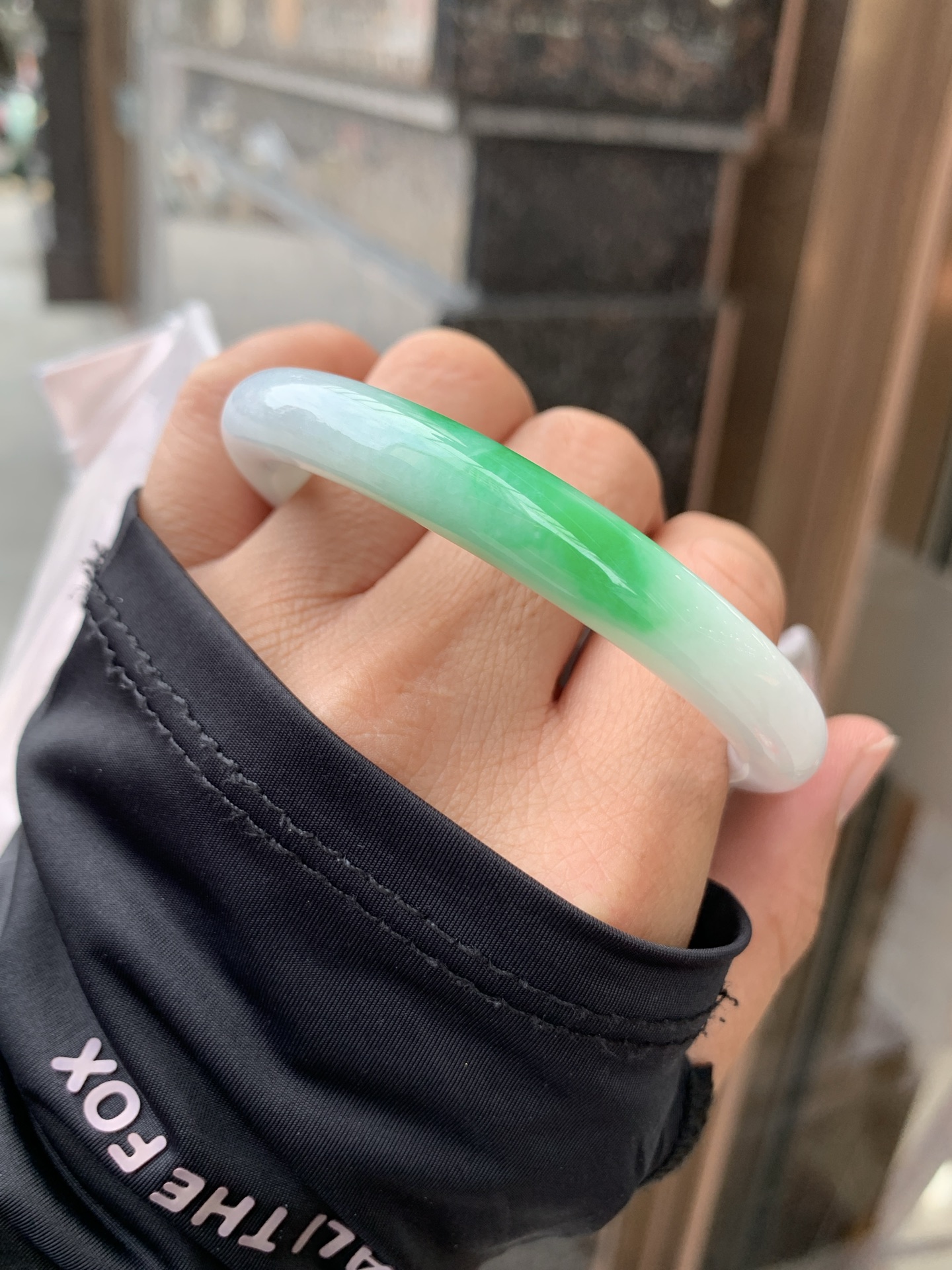 白底青圆条 55-9.0-9.6 1005-N832 有纹