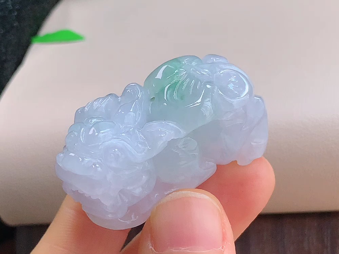 ️ 招财貔貅，无裂，尺寸44.7-22.2-18.0mm，包A附证书