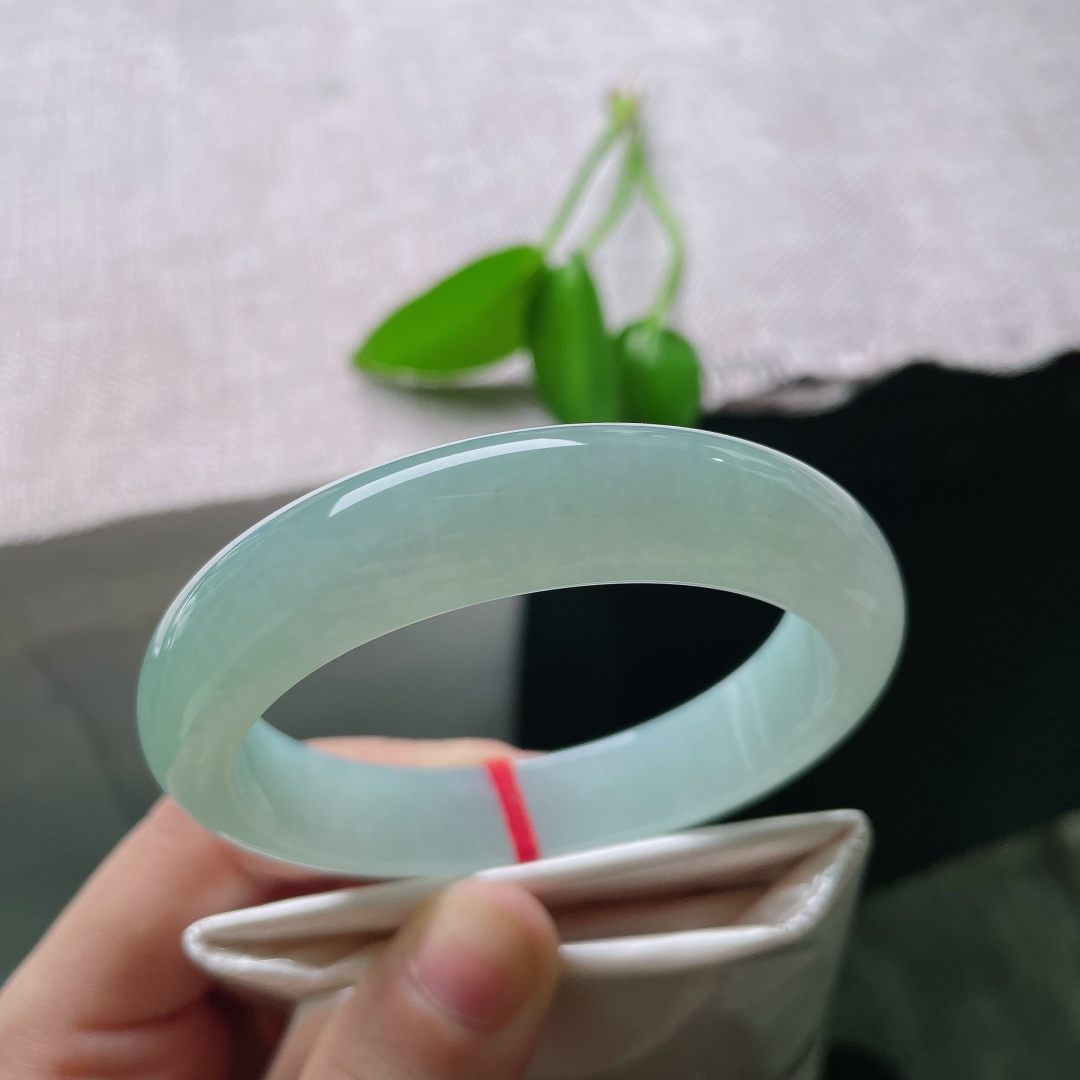 55.3/12/8冰晴底正圈，冰润细腻，清新俊逸，婉间的温柔，贵气，无裂，ss59099a