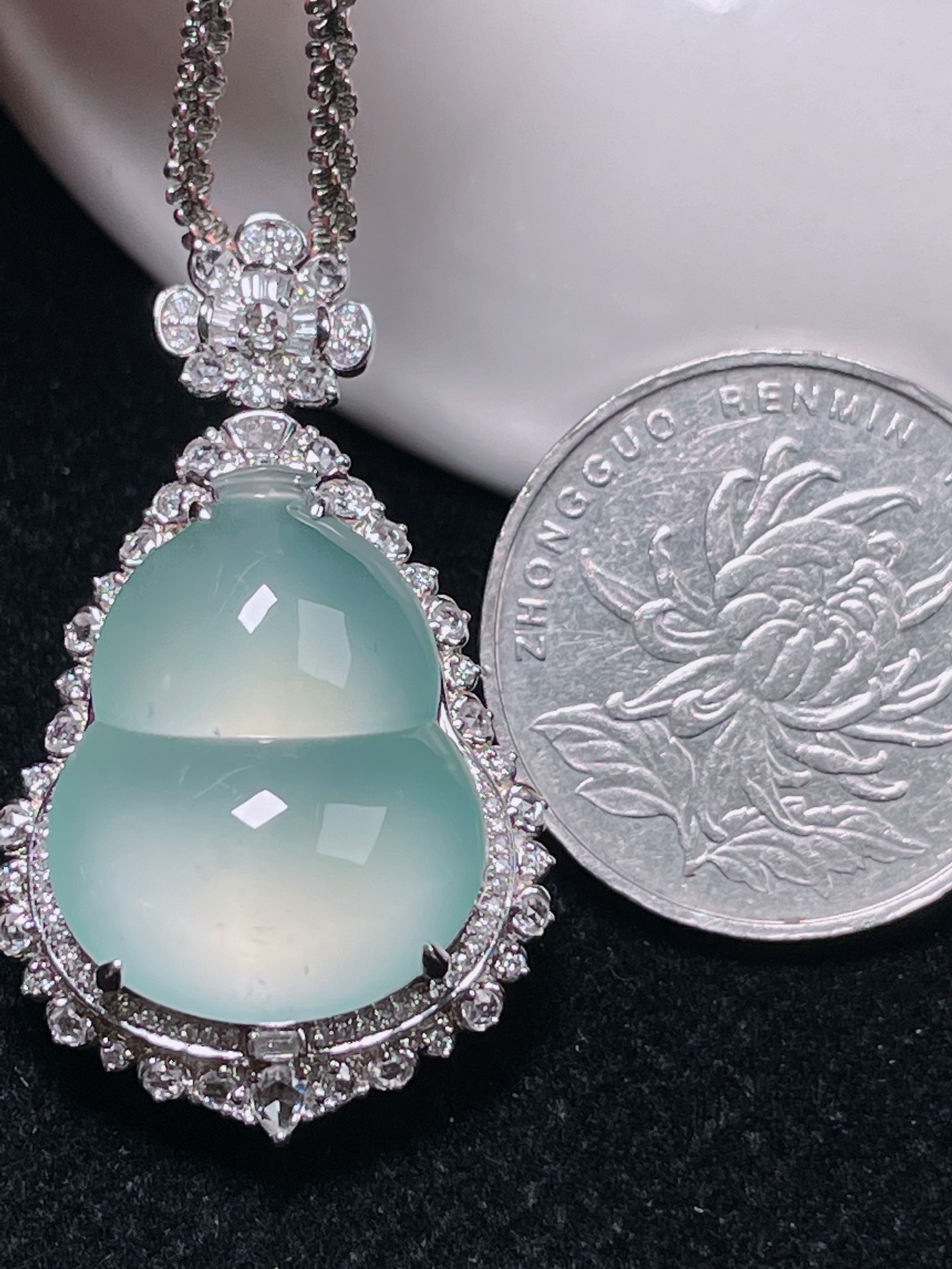 ️ 木那底色胖葫芦 饱满圆润 通透无比 整体：37.4/22/14 裸石：21.3/16.6