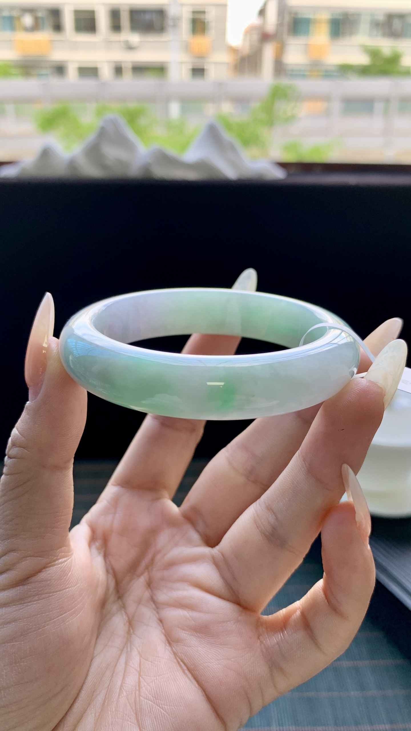 春彩正圈手镯成品 B0718-30 尺寸：52.5-13-8