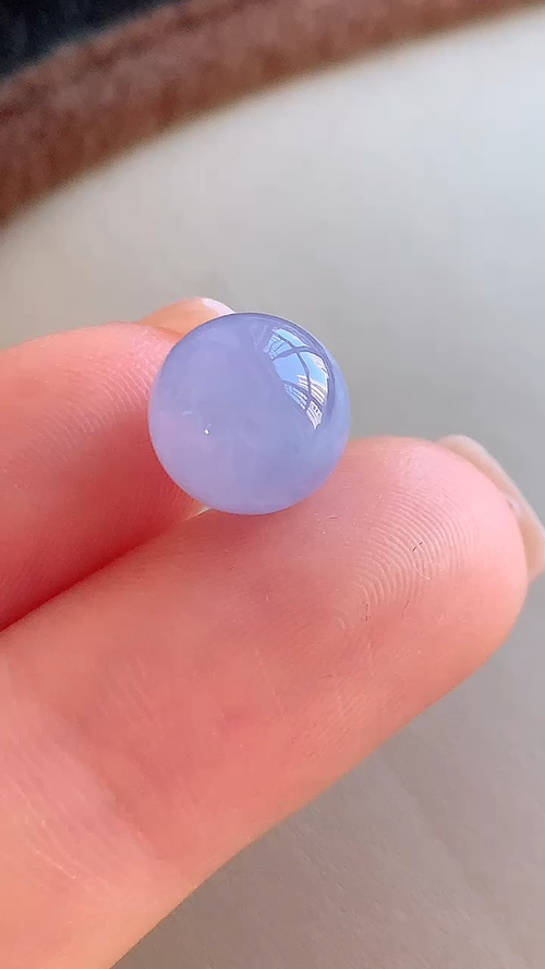 天然翡翠，冰紫珠，尺寸9.2 ww107