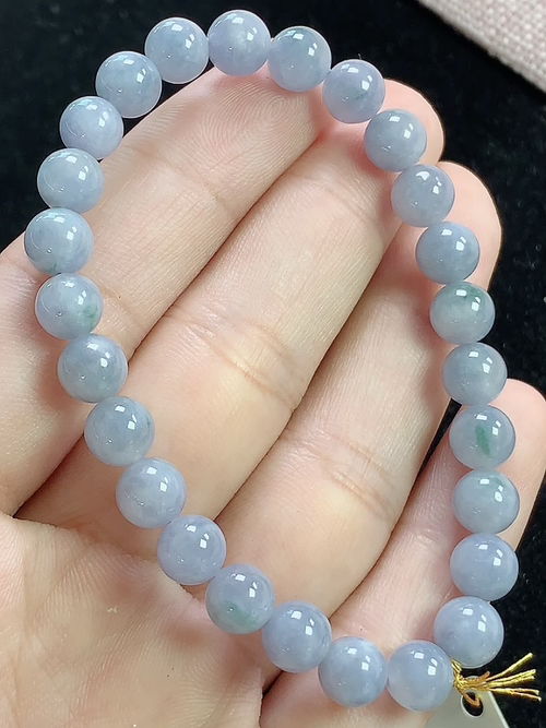 玉珠手链，尺寸6.8mm，S07lyg
