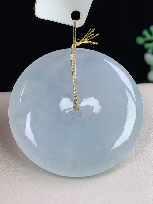 大平安扣，无裂，尺寸37.5-5.7mm，S07lyg