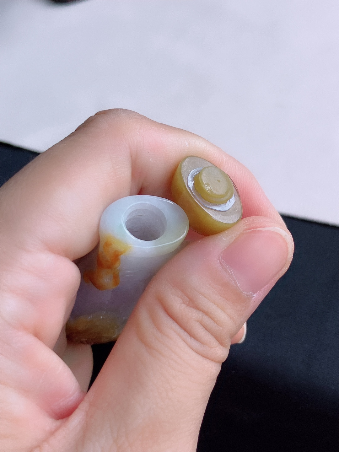 ️，双彩鼻烟壶，精工细作，尺寸66.6/33/20/自然光实拍