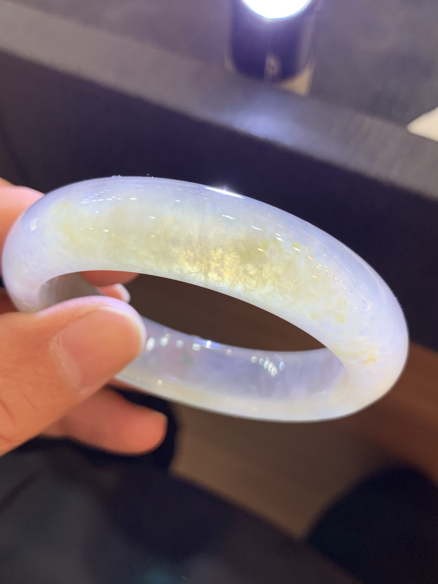 冰茶色飘花正圈 50.5-13-7.8 1008-SJ-14071 有纹线