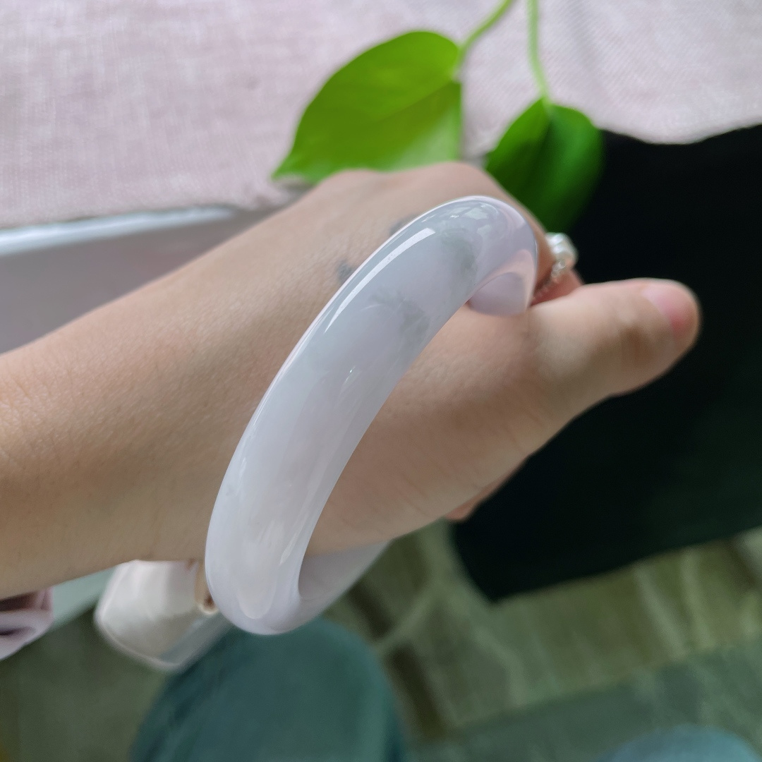 55/12.1/7.9，正圈，水润细腻，色如紫霞初绽，清透灵动，自带温柔滤镜。无裂，ss57725a