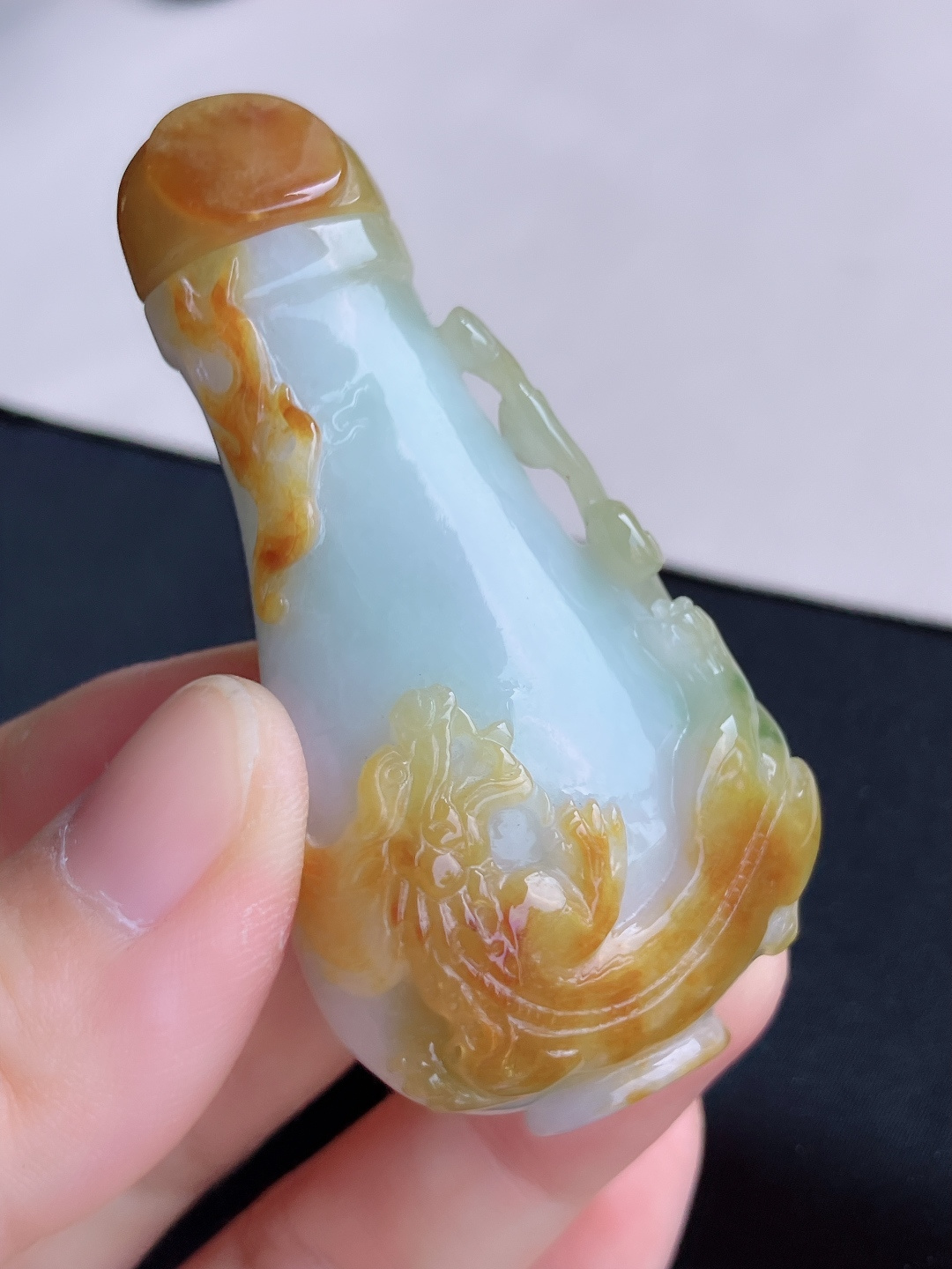 ️，双彩鼻烟壶，精工细作，尺寸66.6/33/20/自然光实拍