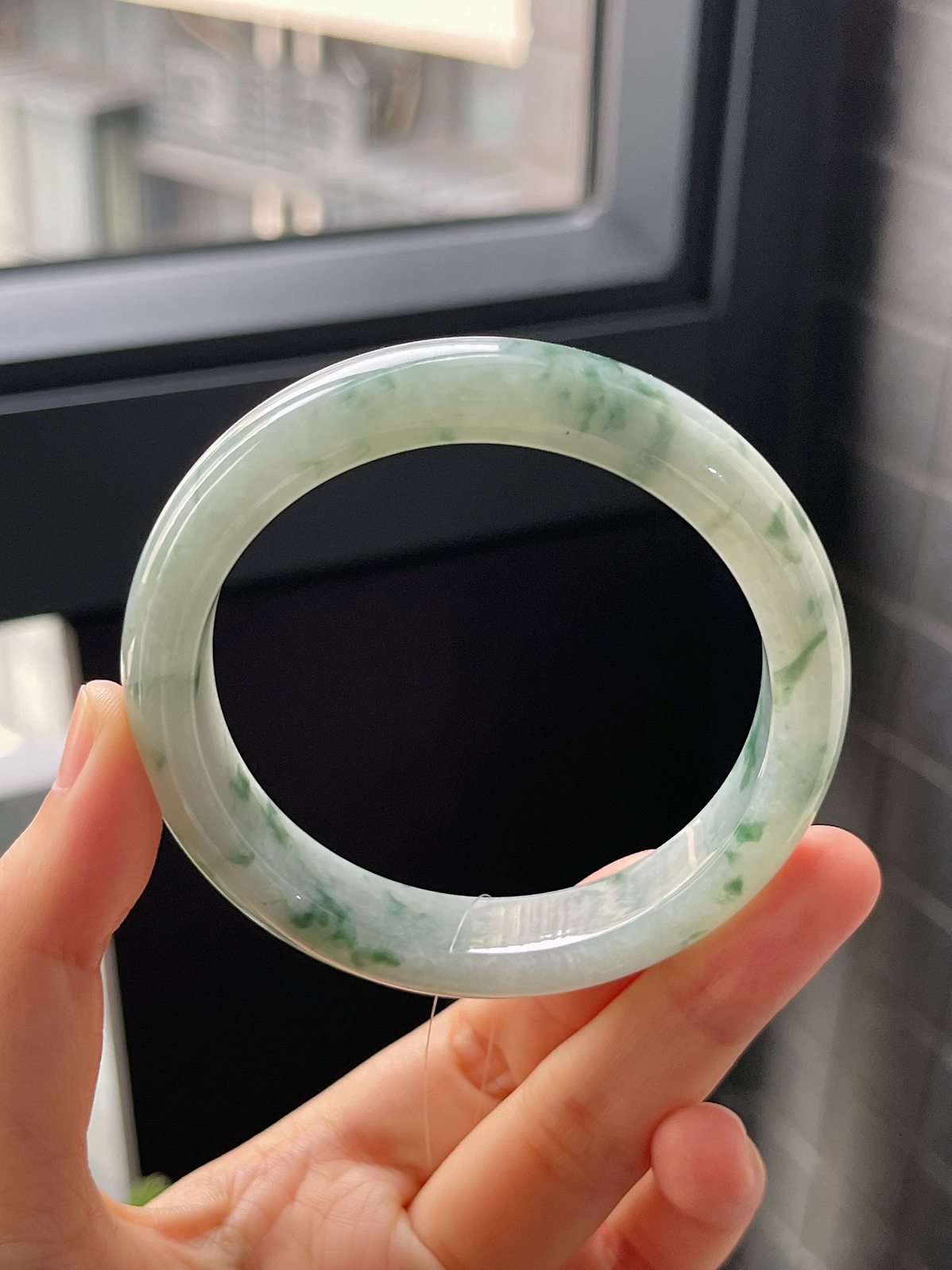 正圈56.5圈口，翡翠手镯