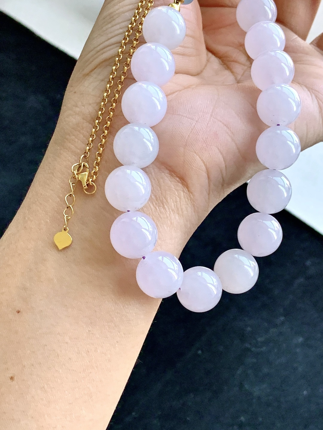 【珠子】️圆珠子项链【说明】缅甸 性比高 【尺寸】12mm【重量】57.8克【】