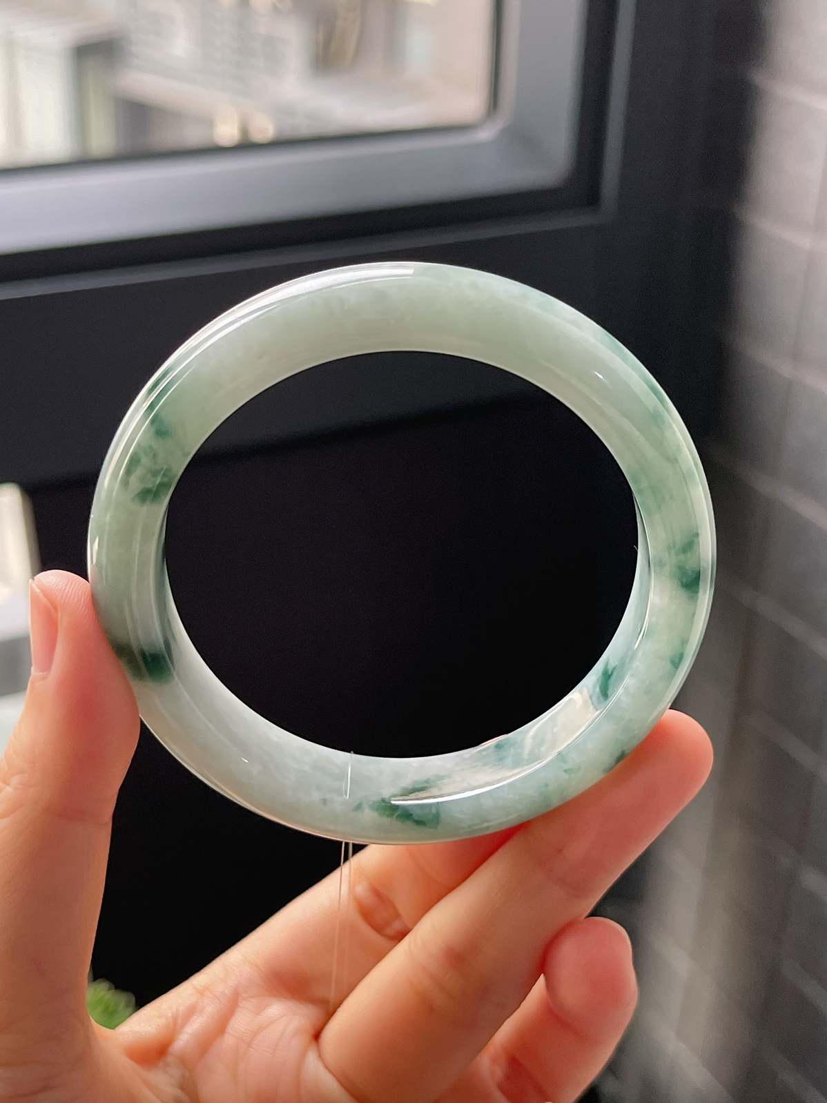 正圈56圈口，翡翠手镯