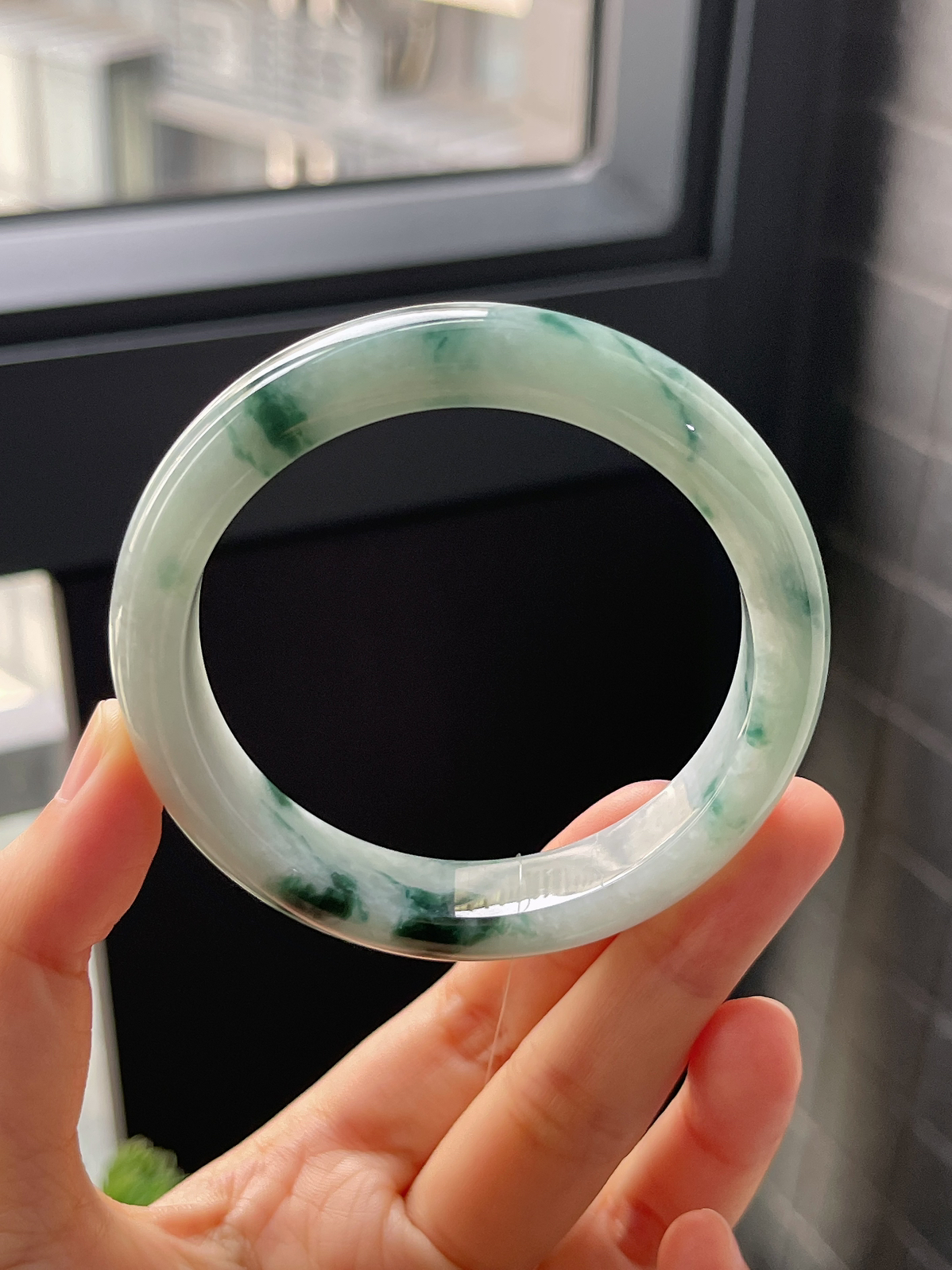 正圈56圈口，翡翠手镯