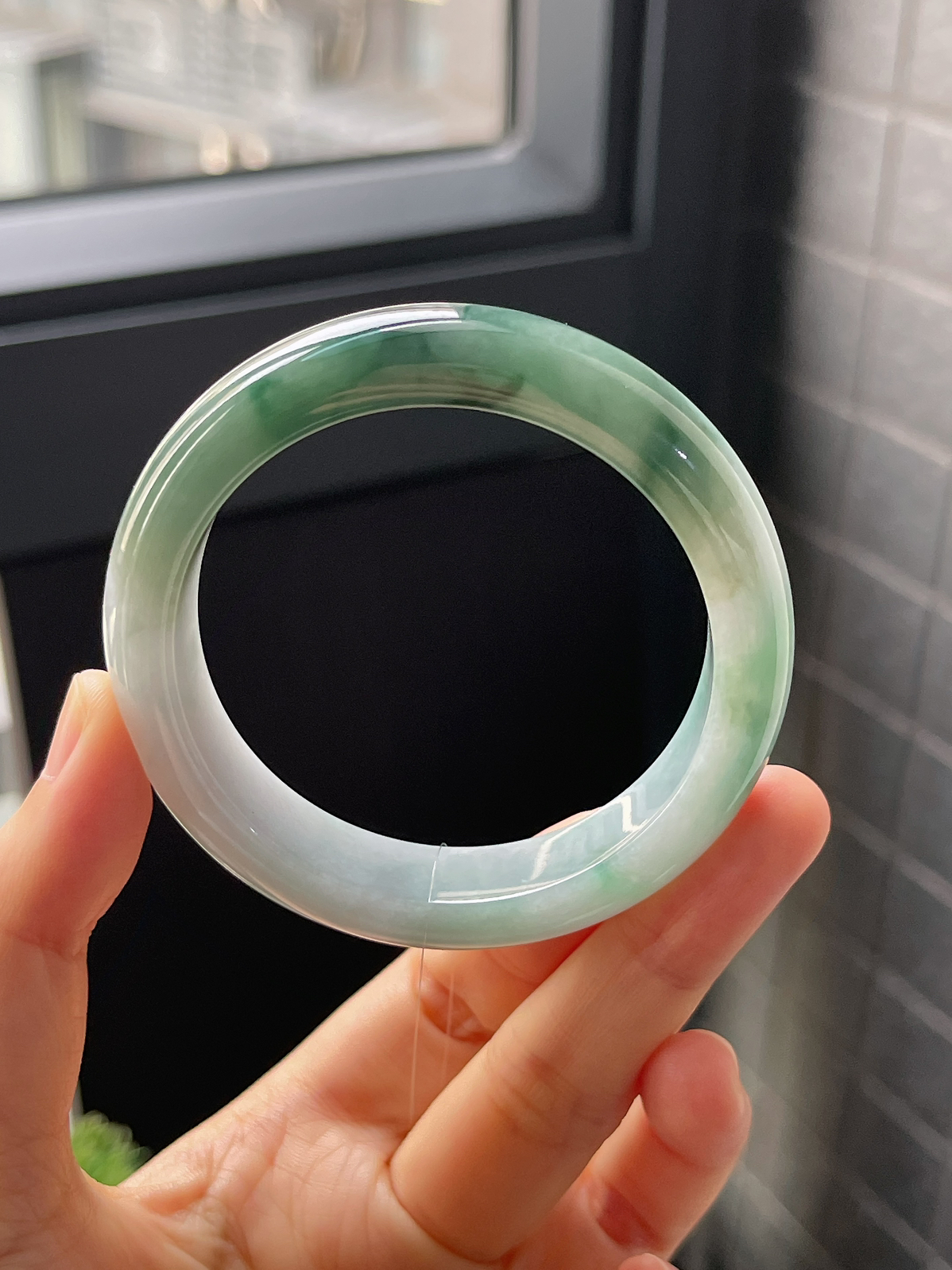 正圈52.8圈口，翡翠手镯