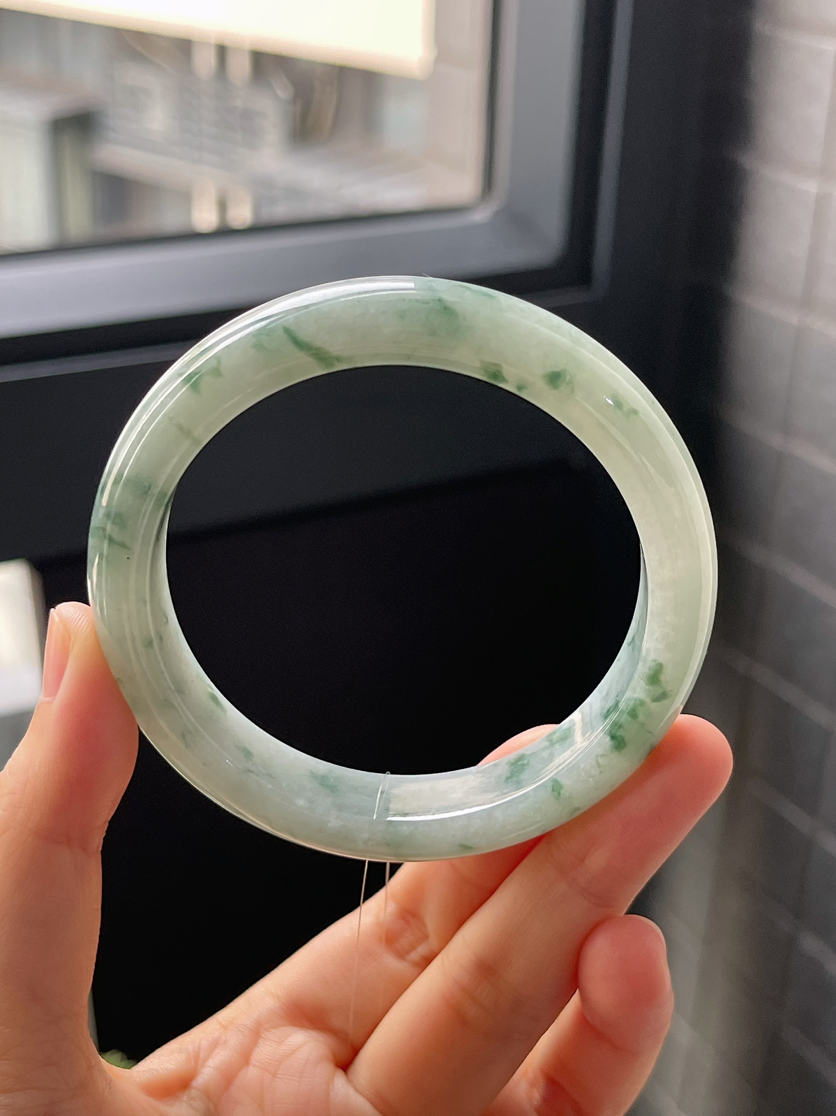 正圈56.5圈口，翡翠手镯