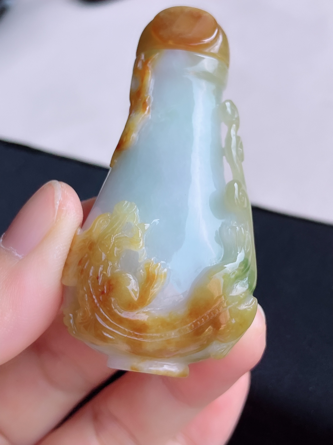 ️，双彩鼻烟壶，精工细作，尺寸66.6/33/20/自然光实拍