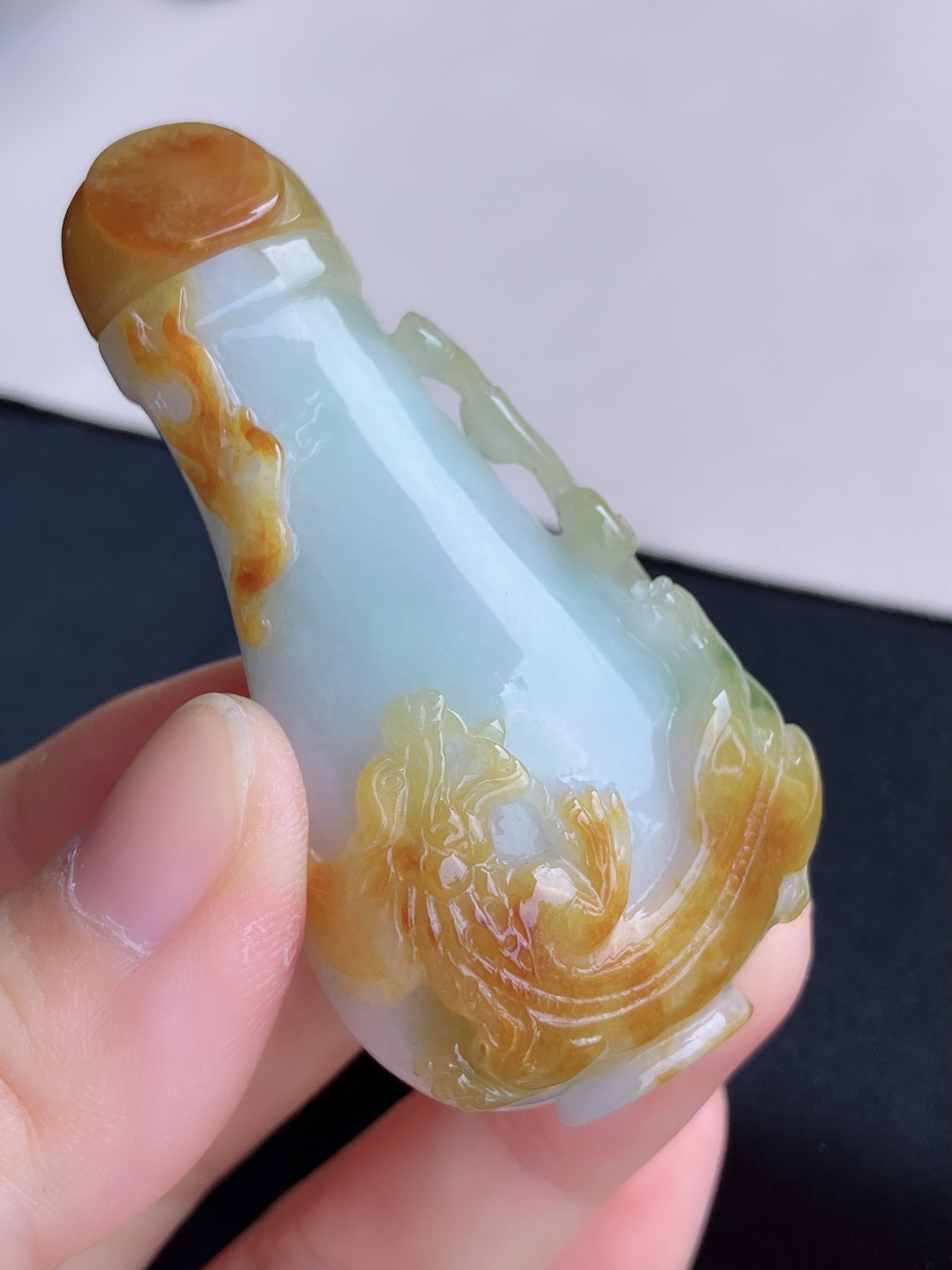 ️，双彩鼻烟壶，精工细作，尺寸66.6/33/20/自然光实拍