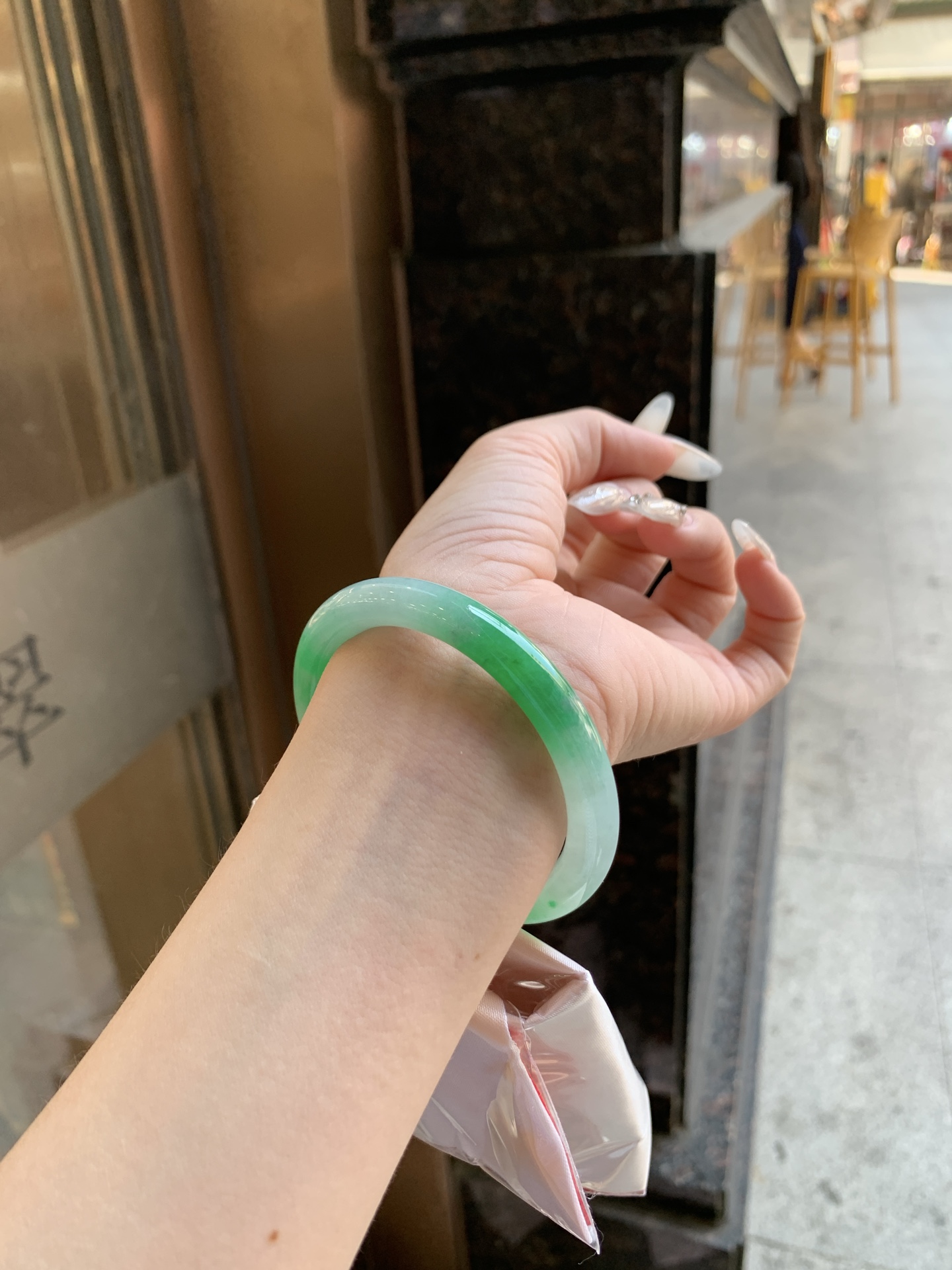 阳绿圆条 52.2-8.0-8.1 1008-N1708 有点棉线