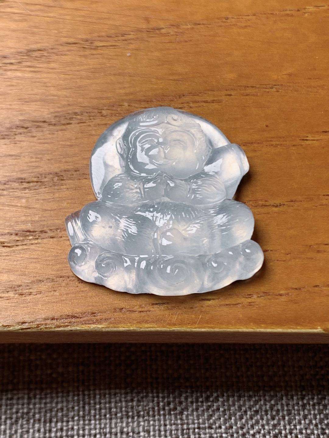 ️冰种齐天大圣，水润种老 1008 尺寸25*23.5*4