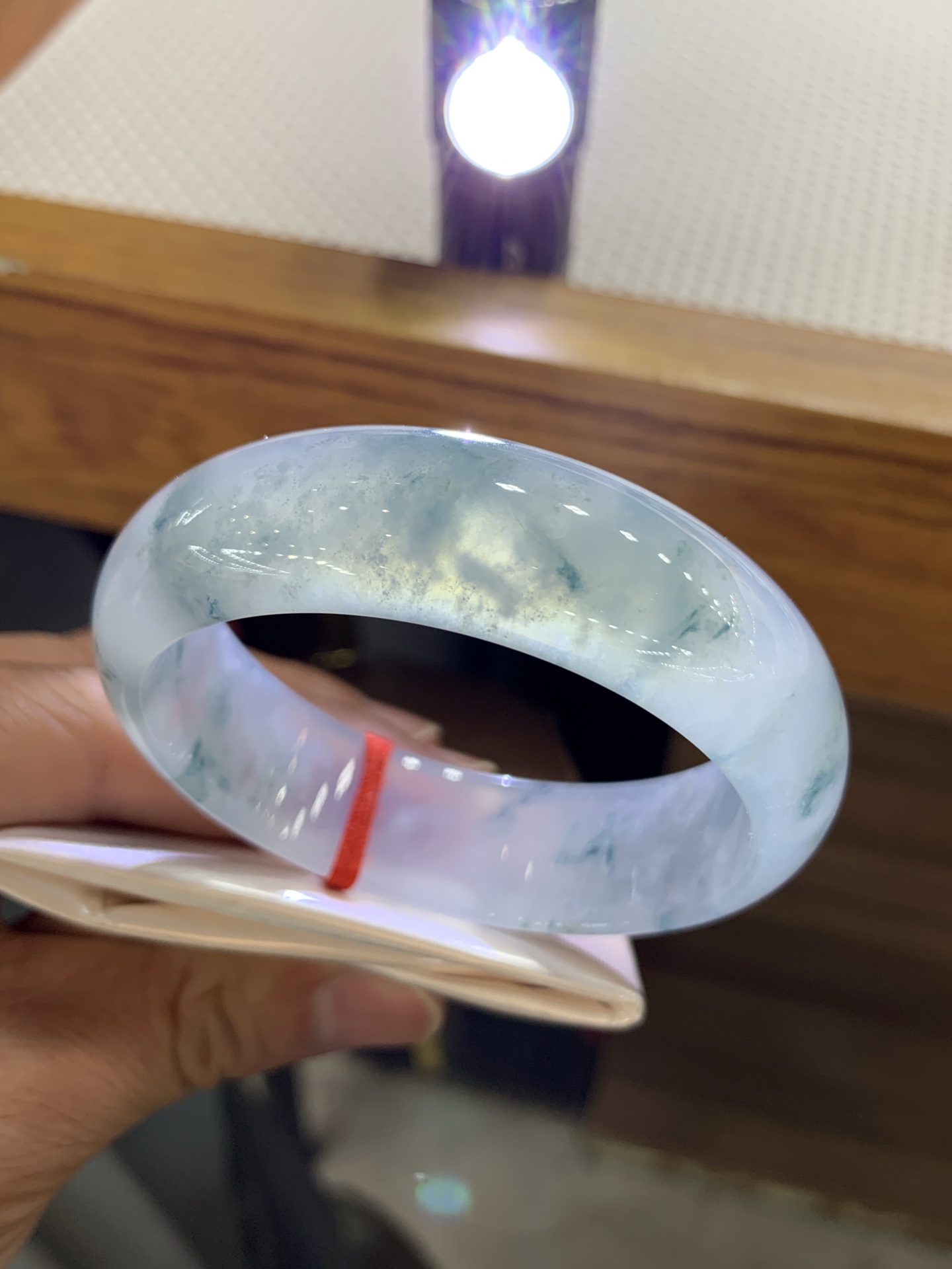 54.8-17.1-7.1 冰飘花正圈 1009-HN1713 宽版冰飘花，上手冰透感很不错 局部有些棉絮