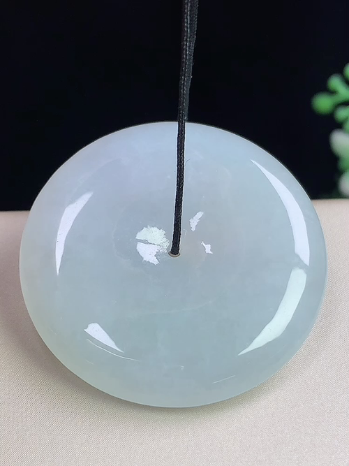 平安扣，无裂，尺寸34.5*5.6mm，S09zwy