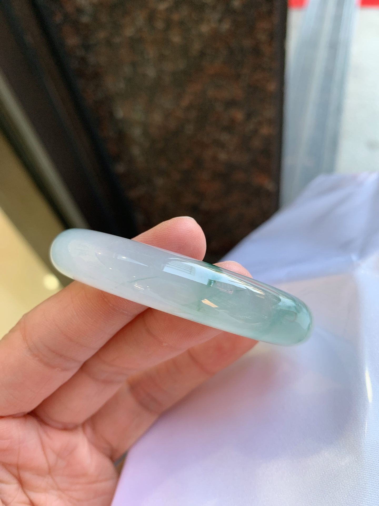 正圈冰飘花 微细纹 尺寸：55/12.3/8.9 清爽