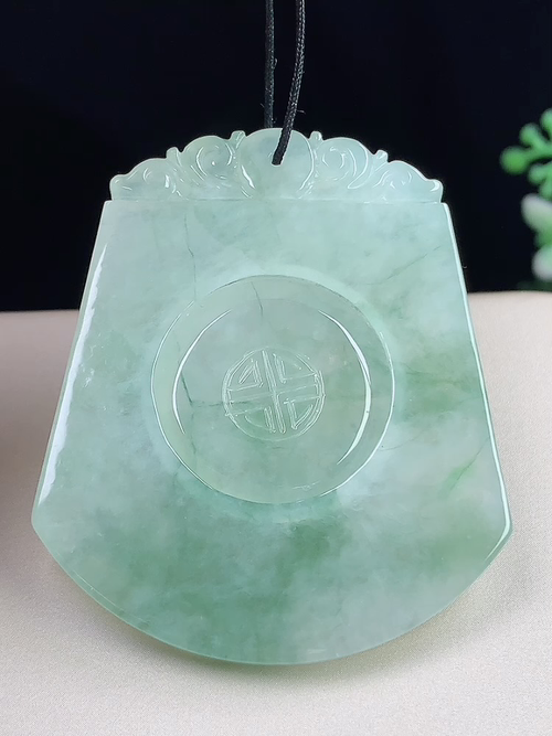 飘花时来运转，无裂，尺寸49.2-41.8-3.8mm，S10hwa