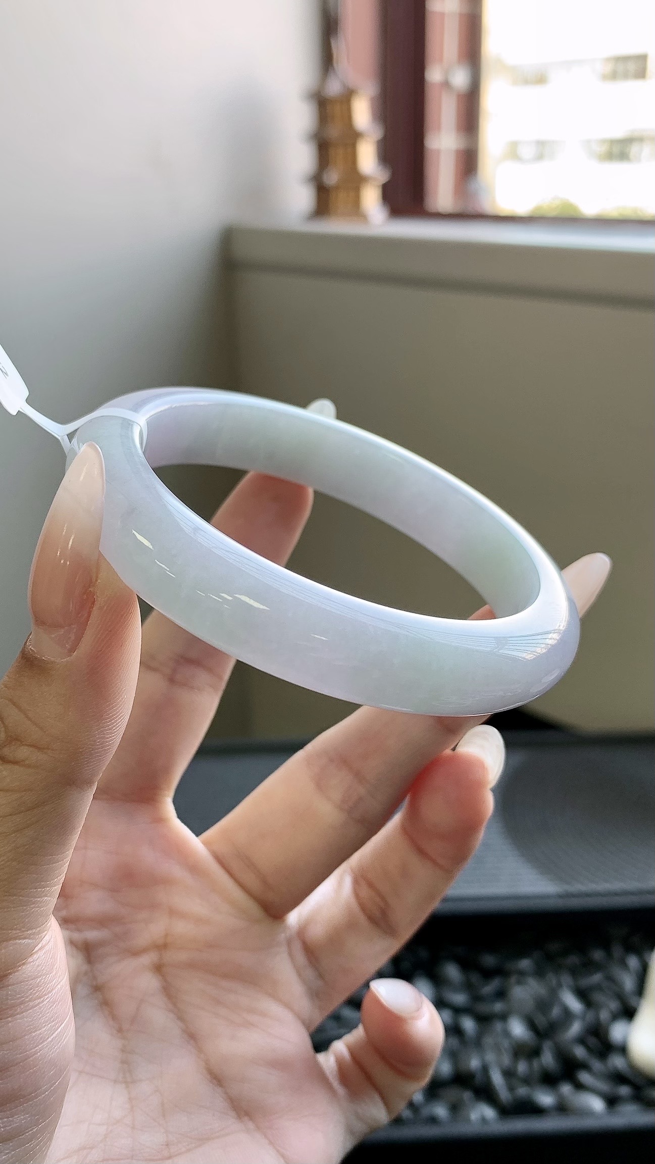 淡春彩正圈手镯成品 A6107-28 尺寸：57-11.5-9，A6107-28