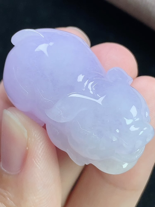 招财猪，无裂，尺寸36.6-20.7-15.6mm，S10yx