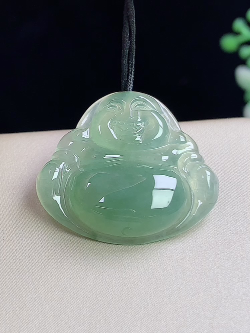 冰底色佛公，无裂，尺寸21.4-23.9-5.2mm，S10hwa