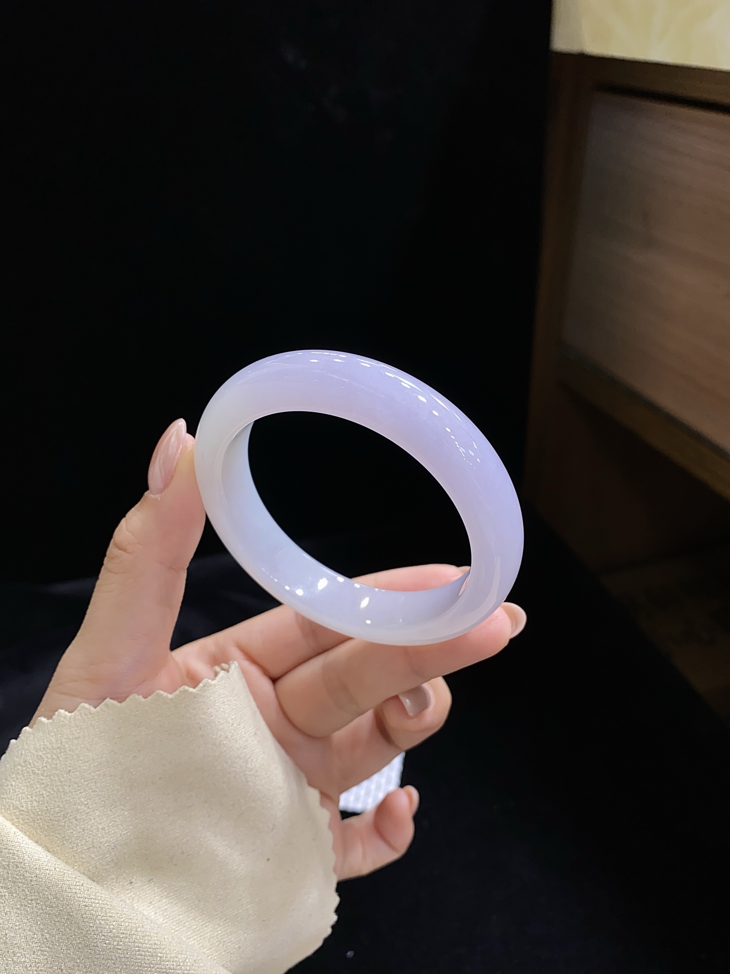 淡紫·正圈 尺寸54.3-12.6-8.8 编号BZJ2202A01