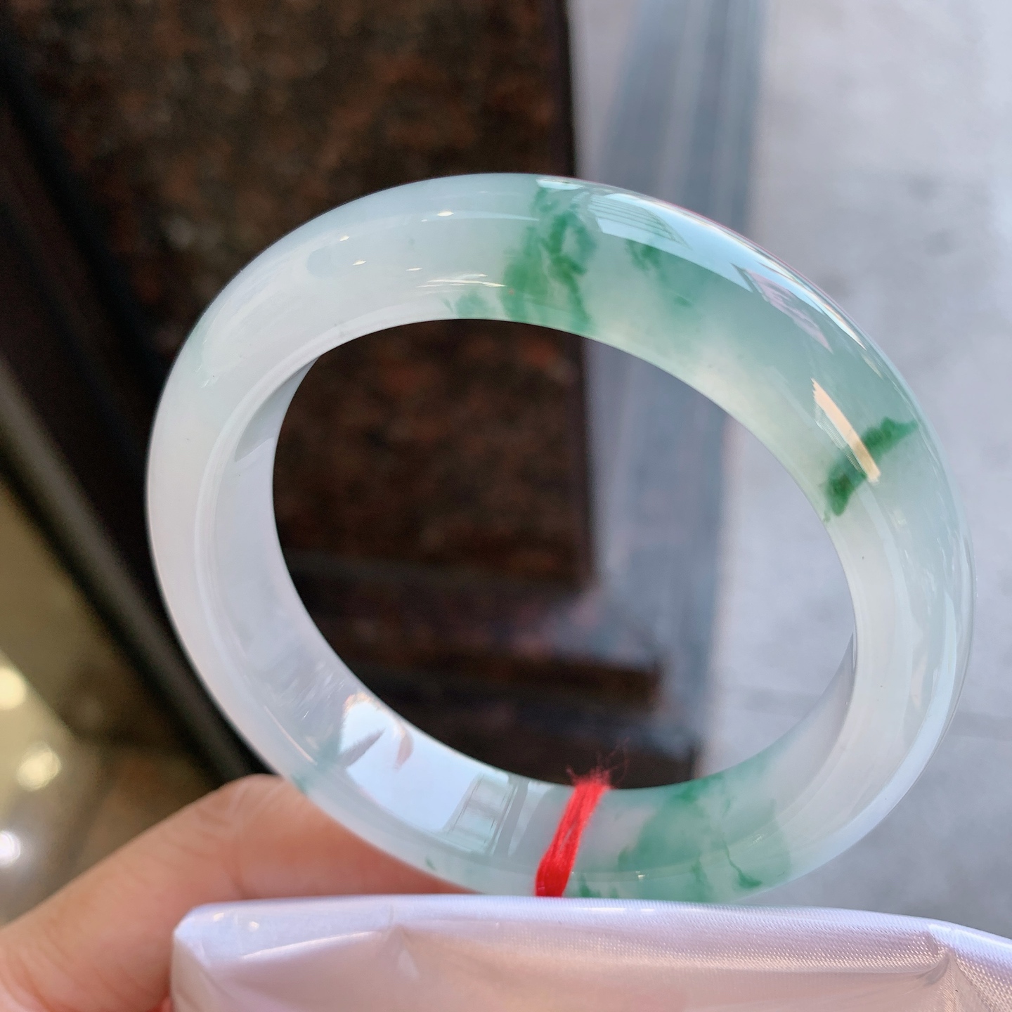 正圈冰飘花 微细纹 尺寸：55/12.3/8.9 清爽