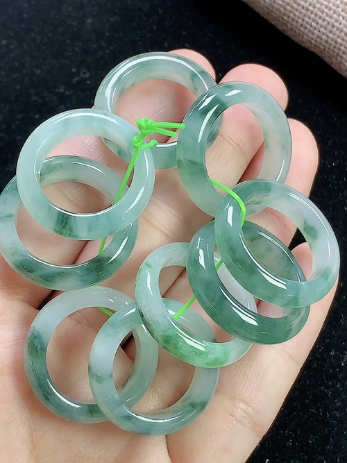 冰飘花戒圈，指环一首，内径尺寸18.2-5.6-3.7mm，16号手寸，S11yy