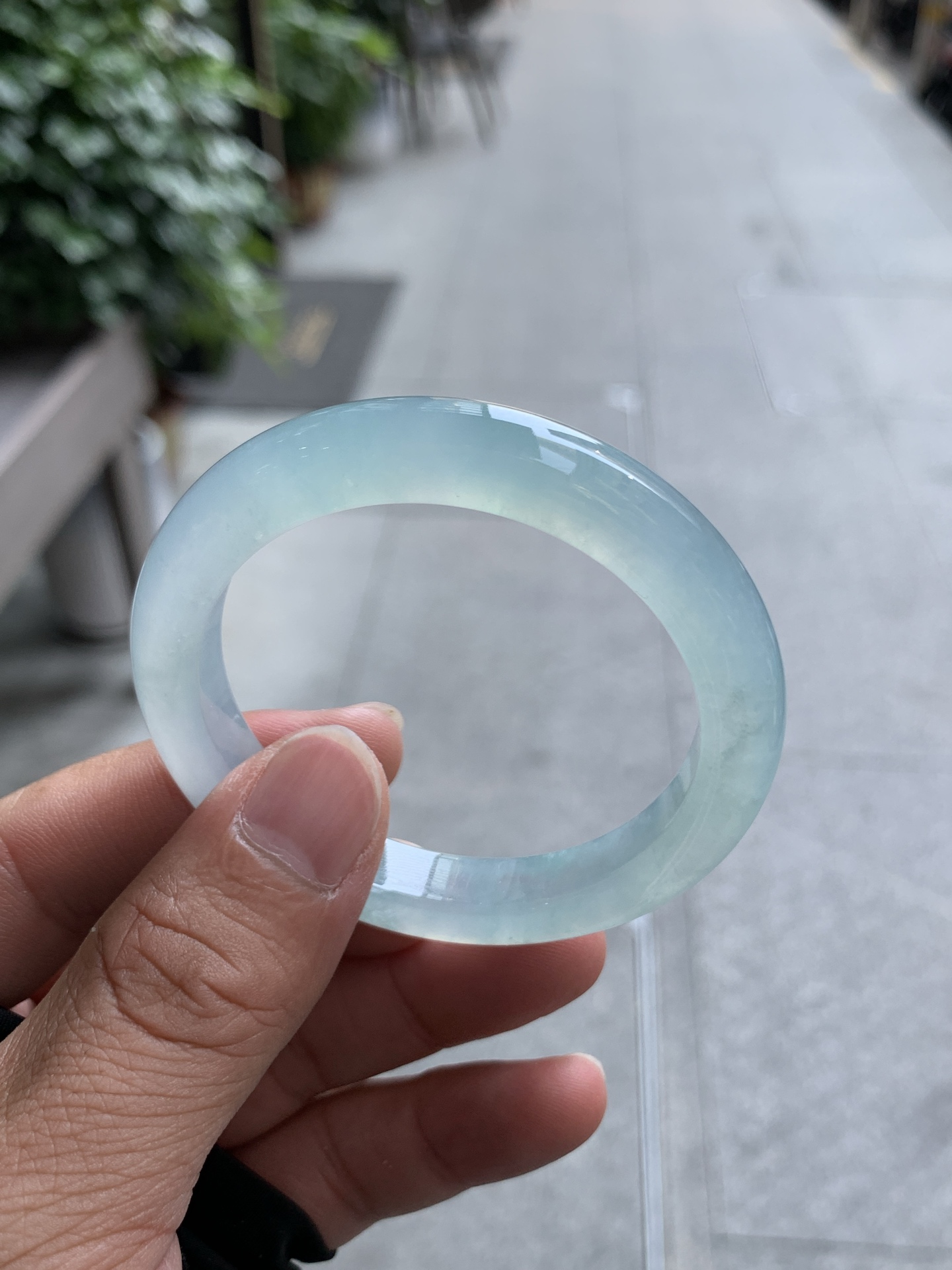 冰晴绿正圈 50.2-9.0-8.1 1011-783-93 打灯有纹线