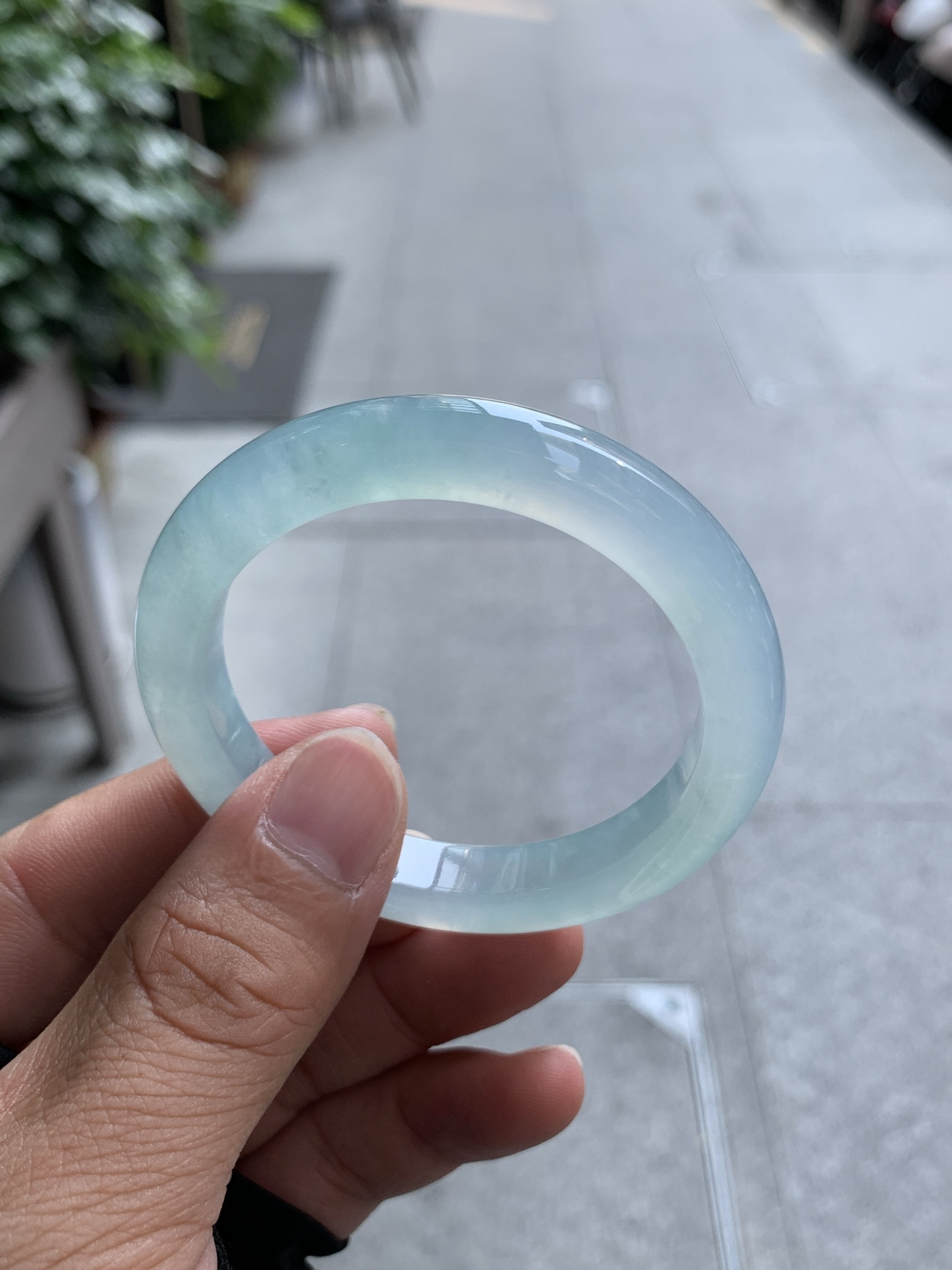 冰晴绿正圈 50.2-9.0-8.1 1011-783-93 打灯有纹线