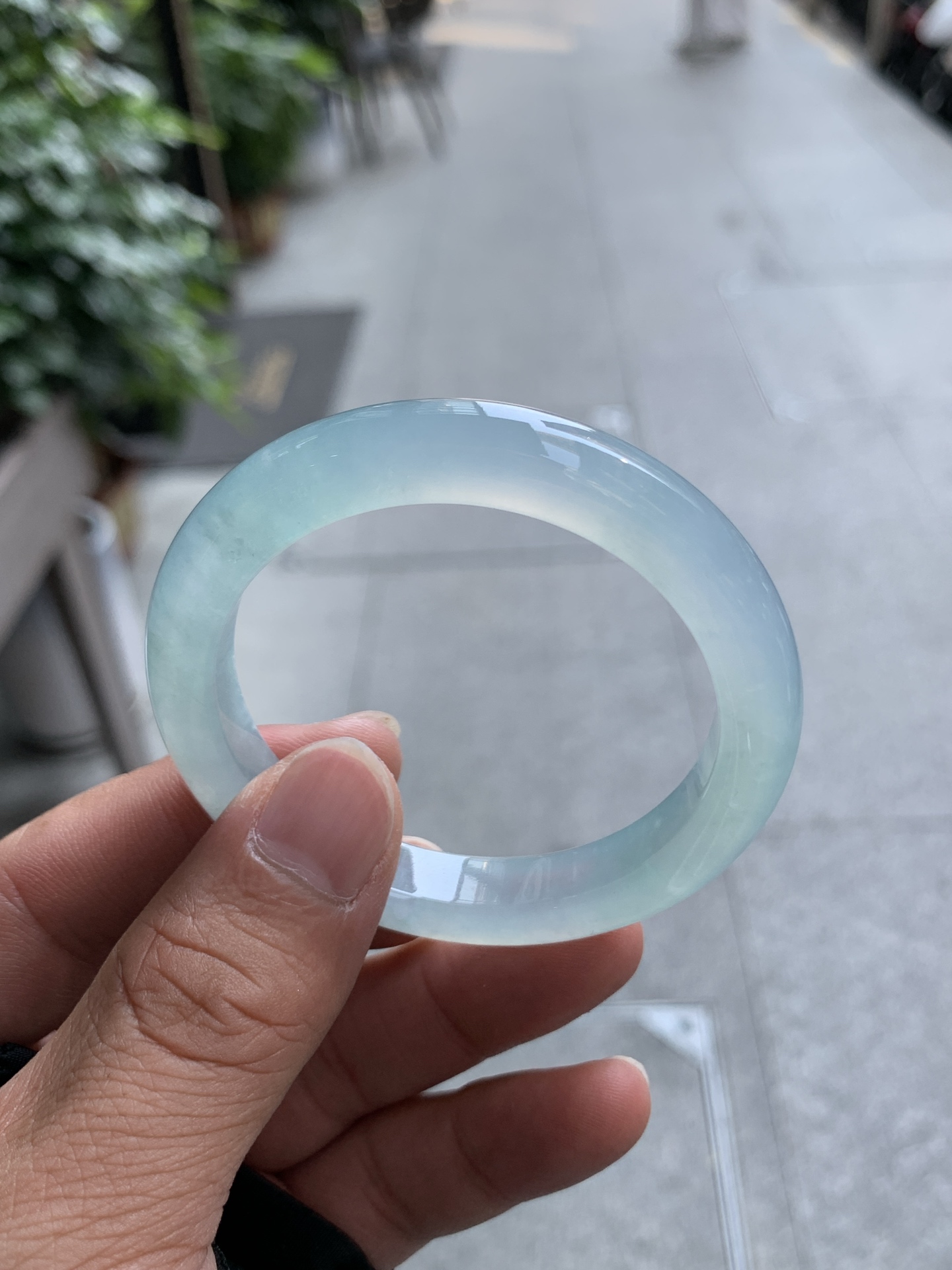 冰晴绿正圈 50.2-9.0-8.1 1011-783-93 打灯有纹线